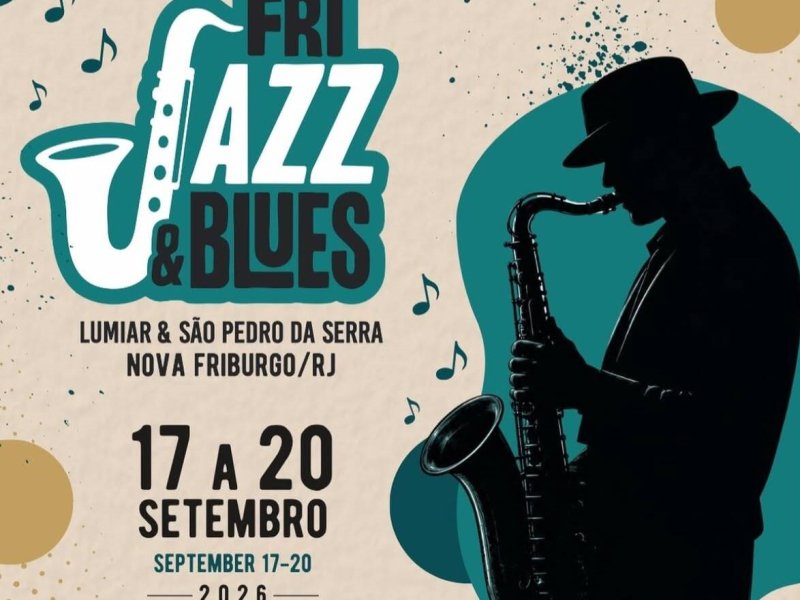 Vem aí o Fri Jazz & Blues 2026!