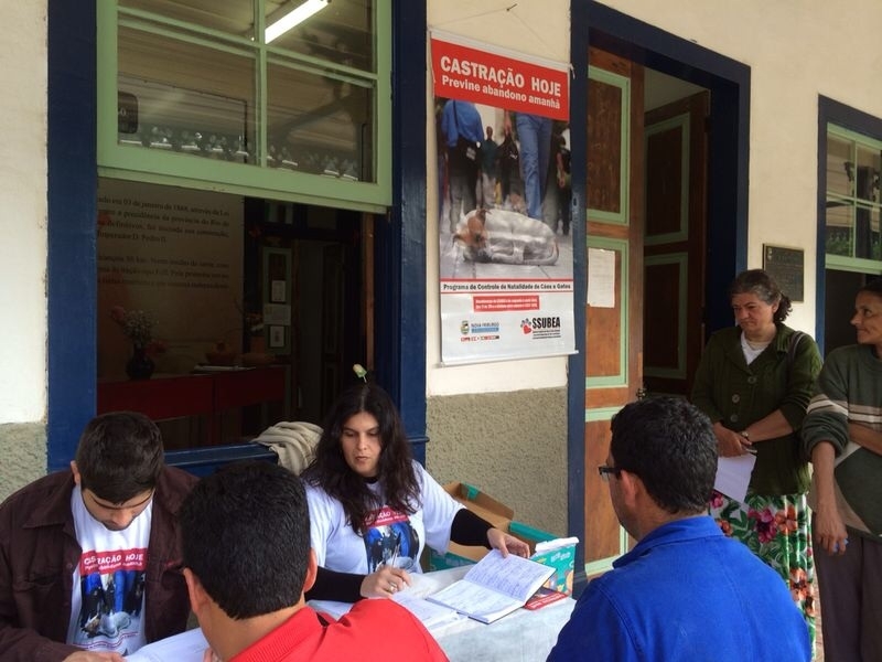SSUBEA itinerante retorna e divulga posto para agendamento de castração de animais SSUBEA itinerante retorna e divulga posto para agendamento de castração de animais