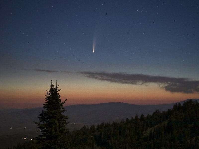 Câmera ao vivo do NFA ficará posicionada para região onde o cometa Neowise deve passar Câmera ao vivo do NFA ficará posicionada para região onde o cometa Neowise deve passar