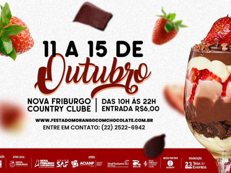 Delícias e Tradições: Festa do morango com chocolate em Nova Friburgo Delícias e Tradições: Festa do morango com chocolate em Nova Friburgo