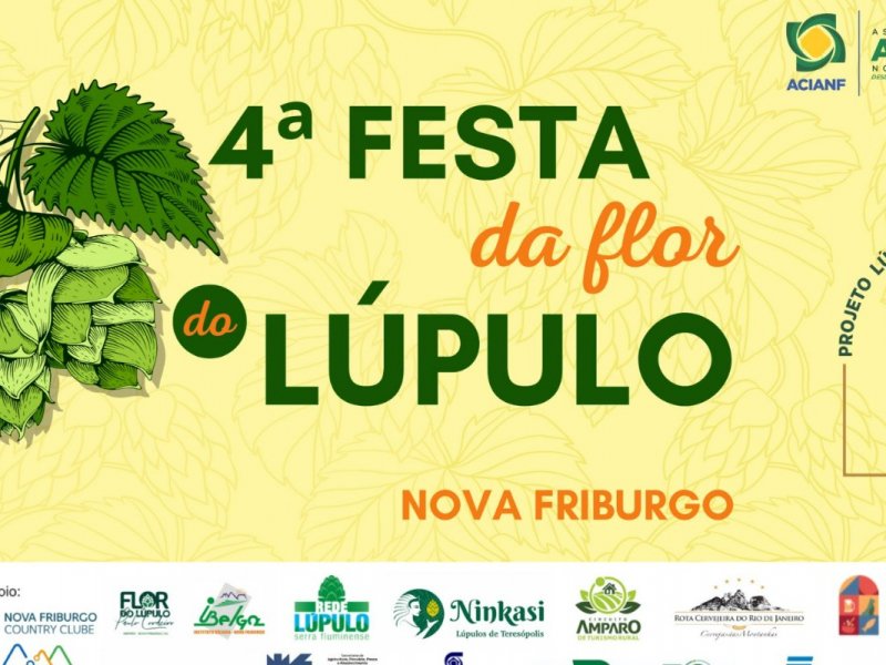 Celebre a Cultura da Cerveja na 4ª Festa da Flor do Lúpulo em Nova Friburgo!