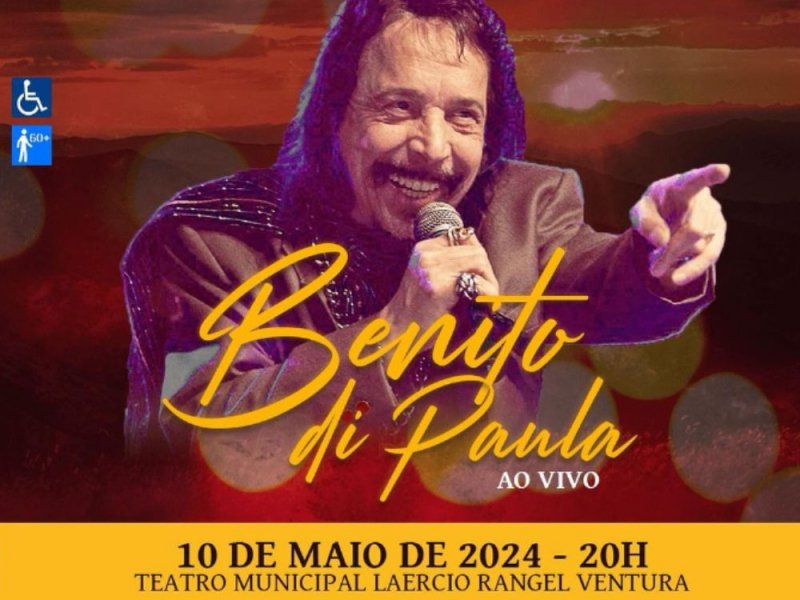 Benito di Paula traz sua música para os corações friburguenses em dois espetáculos memoráveis