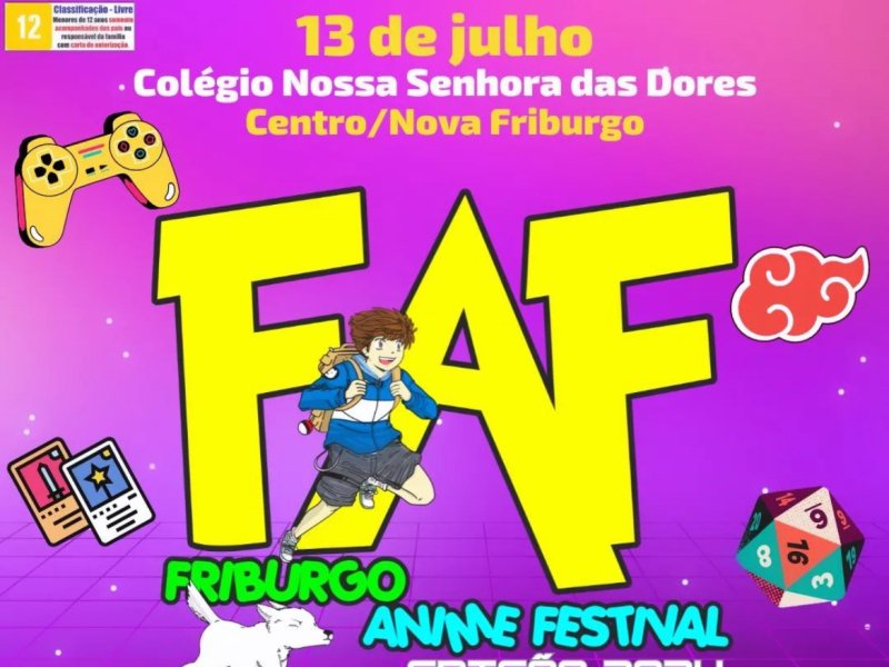 Friburgo Anime Festival anima cultura geek friburguense