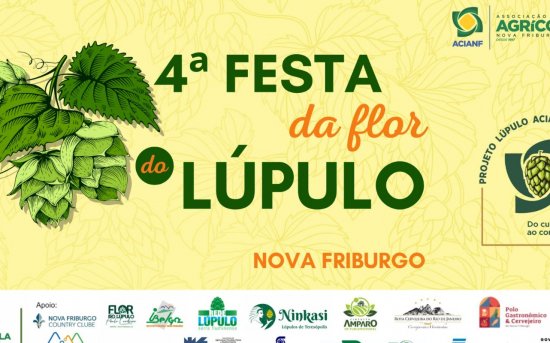 Celebre a Cultura da Cerveja na 4ª Festa da Flor do Lúpulo em Nova Friburgo!
